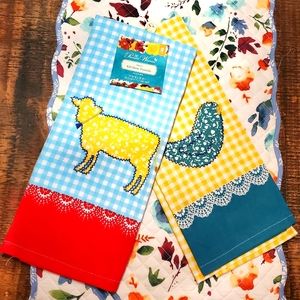 Pioneer Woman Farm Animal Dish Towels